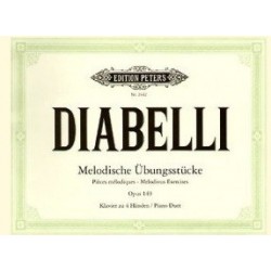 Diabelli Melodious Exercises op149 piano à 4 mains Melody music caen