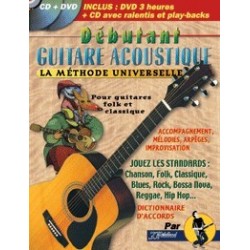 Débutant Guitare Acoustique La Méthode Universelle par JJ Rebillard Melody music caen