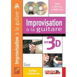 Improvisation à la guitare en 3D Emmanuel Devignac Ed Play Music Melody music caen